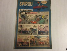 SPIROU 1099 07.05.1959 BD CAP SUR LA LUNE AUTO MASERATI RUGBY XV 5 NATIONS