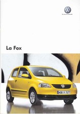 Catalogue Brochure VW Fox
