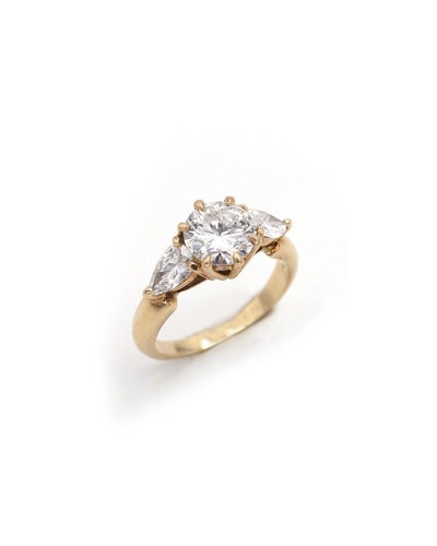 Bague diamants - bague, 2.40