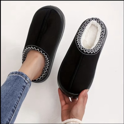 Chaussons confortable noir - chaussons,