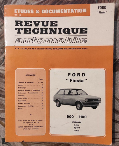 Rta etudes documentation - rta,
