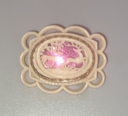 Broche art déco celluloïd - art,