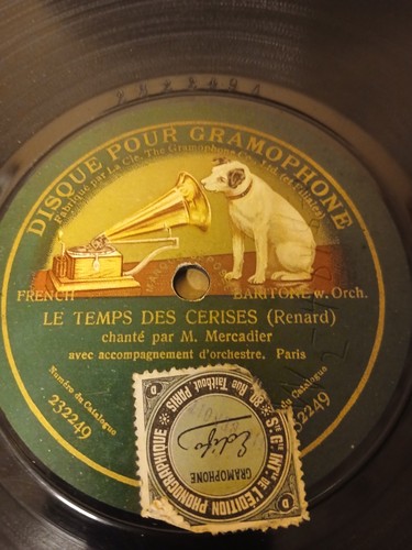 78t gramophone mercadier - 78t, m.