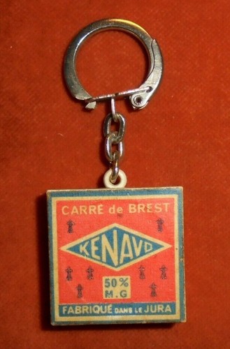 Porte clés fromage - fromage, carré