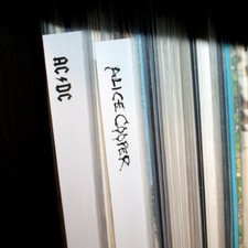 1 INTERCALAIRE - Alice Cooper - Séparateur Vinyles 33 Tours - Disques Collection