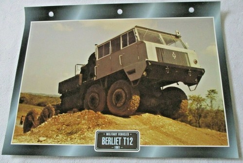 Trucks maxi card military - trucks,