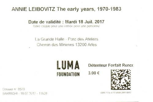 Ticket 2017 exposition - ticket, 18/07/2017