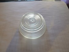 veilleuse cabochon plafonnier en verre voiture ancienne trèfle GC PARIS dia 80mm