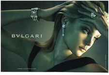 PUBLICITE ADVERTISING 2006   BULGARI collection FLOWER DAIMOND bijoux (2 pages)