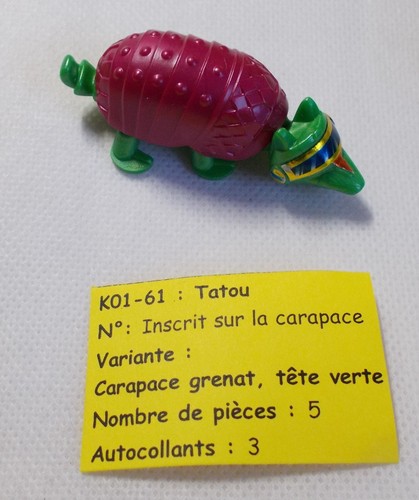 Kinder animaux tatou - tatou,