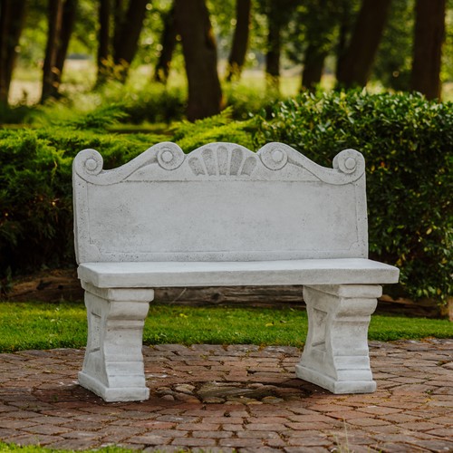 Banc jardin massif en - banc,