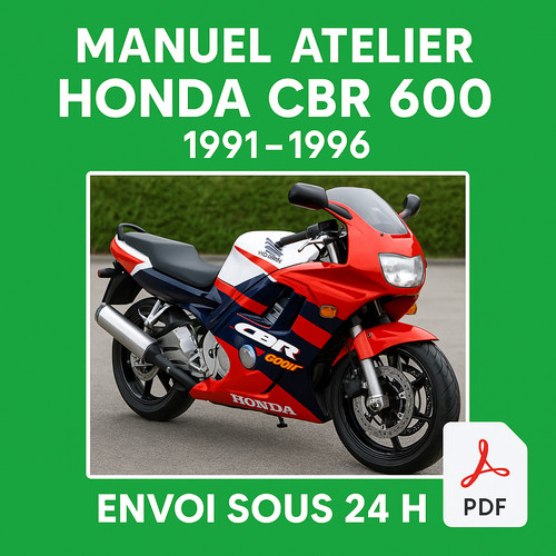 Manuel atelier honda - manuel, 600