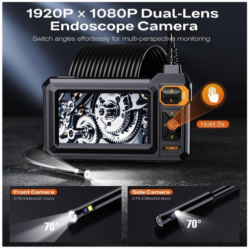 Endoscope with dual lens - dual,