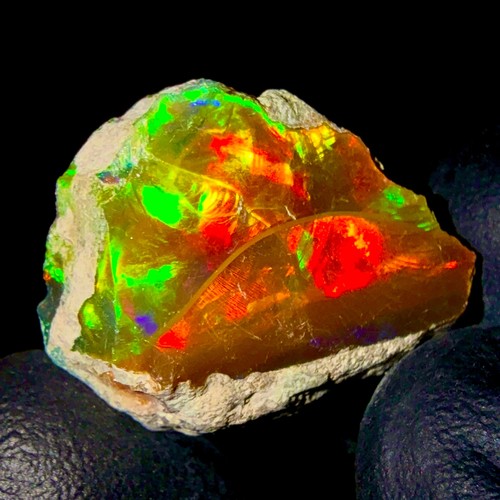 Ethiopian opal noire brute - noire,