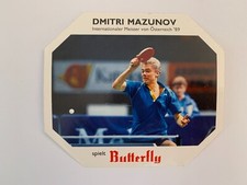 STICKER VINTAGE - TENNIS DE TABLE BUTTERFLY - DMITRI MAZUNOV