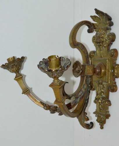 Belle applique bronze double - applique,