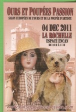 LA ROCHELLE  carte postale   Salon 2011 (Espace Encan) OURS et POUPEES  PASSION