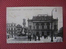 ++"1348"    CPA MONTPELLIER   OPERA MUNICIPAL  LES TROIS GRACES