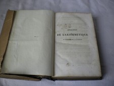 livre ancien d'arithmétique