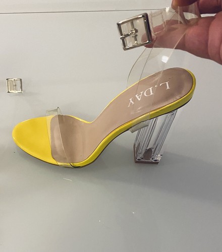 Escarpins jaunes talons - jaunes, (talons
