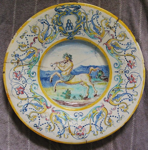 3183 grand plat - plat, majolica