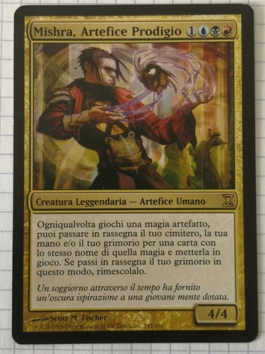 Mtg mishra artefice prodigio - mtg,