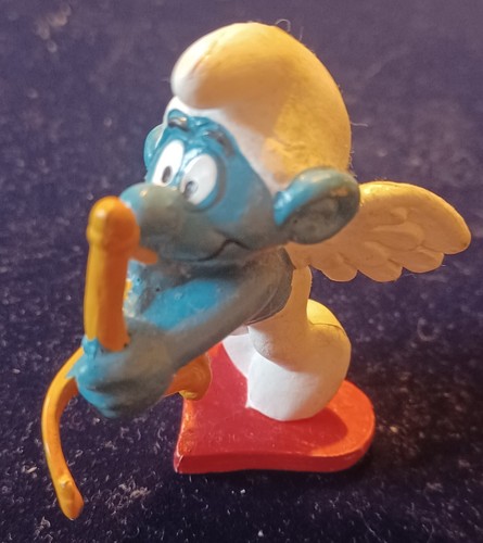 Figurine schtroumpf cupidon - figurine,