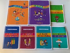 lot 7 livres série Les Goûters Philo : divers formats - 13 histoires en tout