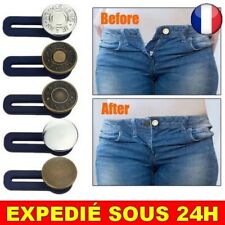✅ 5 Prolongateur Bouton Pantalon Ceinture Jeans Réglable Extenseur Taille Lot