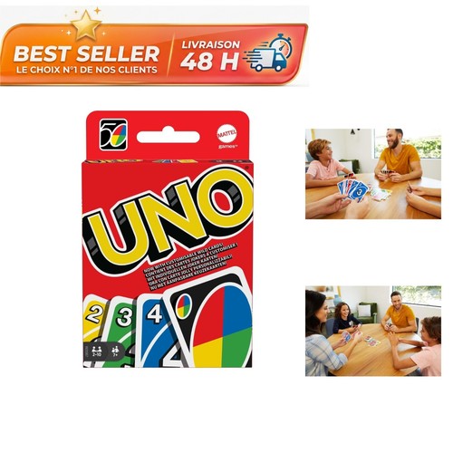 Uno mattel jeu cartes - mattel, de