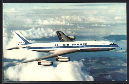 Carte postale avion boeing - carte,