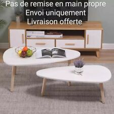 2 Tables Basses Ovales