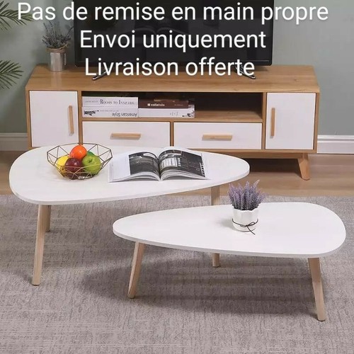 Tables basses ovales - tables,