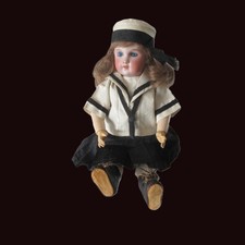 adorable marin de la SFBJ taille 3 . 30 cm  vêtements et bottines d'origine  12"