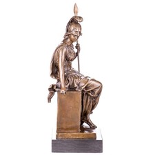 Statue bronze athéna - statue, d'athéna