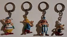 4 PORTE CLES ASTERIX COMPLET 