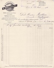 75 PARIS fabricant WALLUT 1902