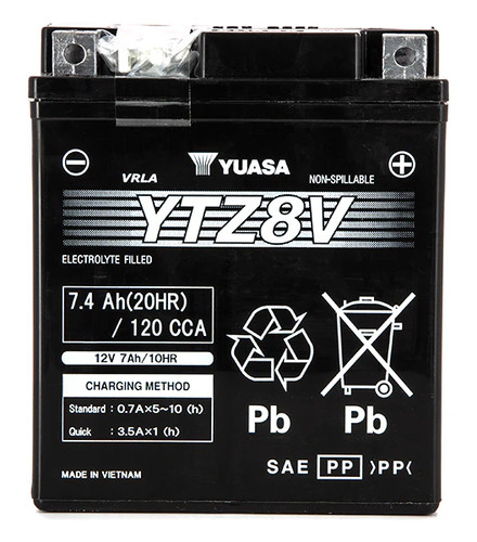 Batterie yuasa ytz8 sla agm - ytz8-v, sla-agm