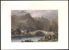 1835 Gravure aquarellée