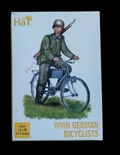 1 grappe de figurines au 1/72. HÄT 8119, Cyclistes  Allemands WW2.