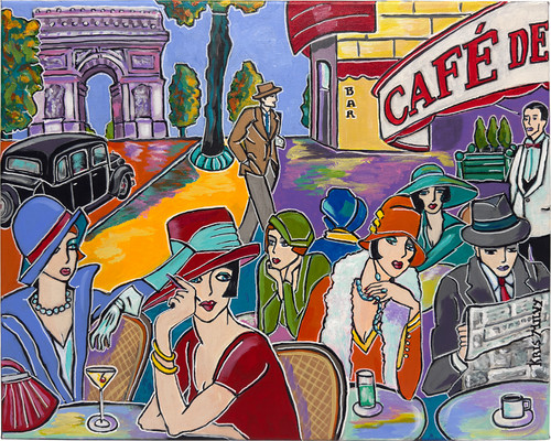 Tableau dimanche paris - tableau,