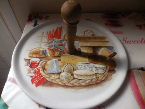 Plateau fromage vintage - fromage,