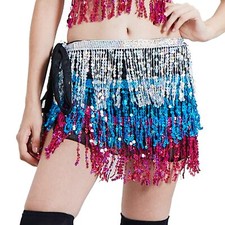 Jupe à Paillette Ceinture de