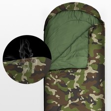 Sac de couchage chaud froid extérieur imperméable avec fermeture éclair doubl