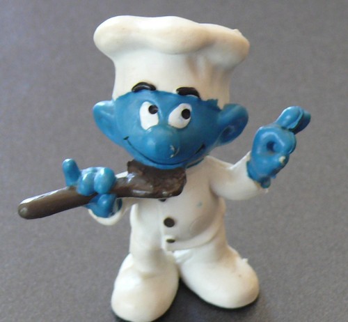 Figurine schtroumpf chef - figurine,