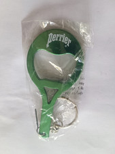 Porte-clés Raquette de Tennis Décapsuleur PERRIER Keychain Vintage 80'
