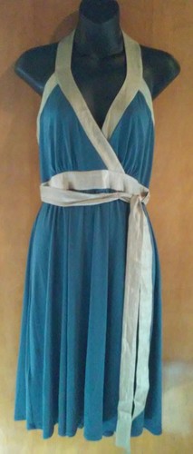 Bcbg paris blue gold trim - bcbg,