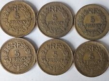 Lot de 6 pièces de monnaie