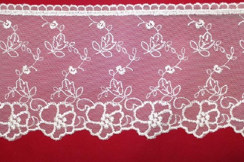 Dentelle tulle ruban haut - de,