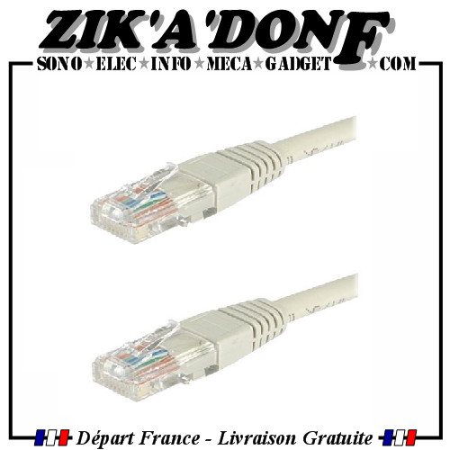 Cordon rj45 catégorie utp - cordon, u/utp